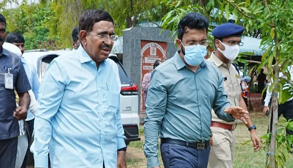 ఉద్దండరాయునిపాలెంలో ఏర్పాట్లు పరిశీలించిన మంత్రి నారాయణ