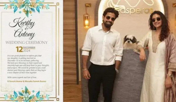 Wedding Card: Keerthy Chooses Superstar's B'Day