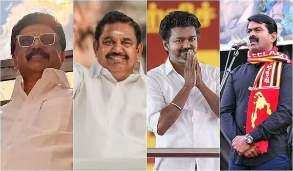 தமிழக தேர்தல் முடிவுகள் 2026: 'விசில்' சத்தத்தில் அதிர்ந்தது தமிழகம்! 108 இடங்களைக் கைப்பற்றி தவெக சாதனை - திணறிய திராவிடக் கூட்டணிகள்!