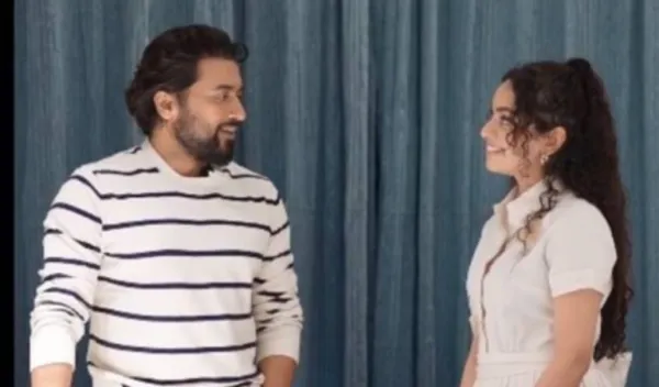 Suriya meets singer Dhee in Colombo; calls her single 'Vari Vari' a "timeless song"