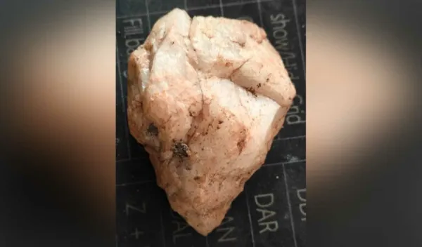 Upper Palaeolithic Quartz Tool discovered on hill near Manchirevula