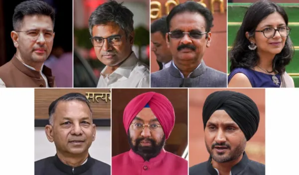 Seven AAP Rajya Sabha MPs defect to BJP, party seeks disqualification