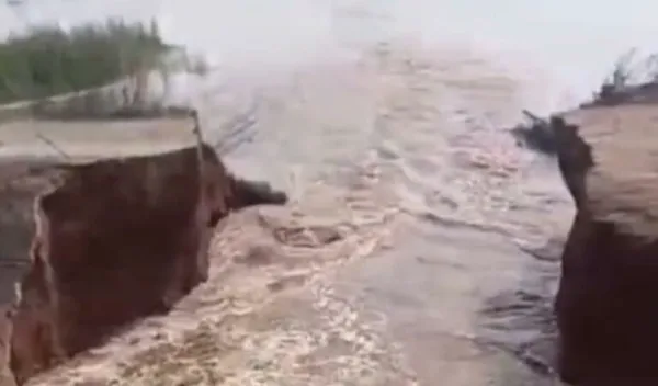 Mallanna Sagar canal breach near Dubbak threatens irrigation supply to paddy fields