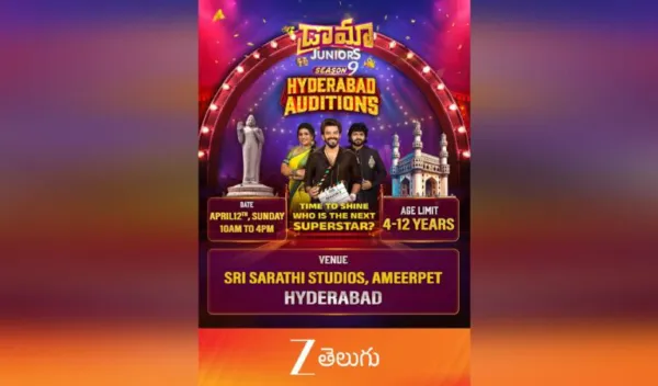 Zee Telugu announces auditions for Drama Juniors Season 9 in Hyderabad