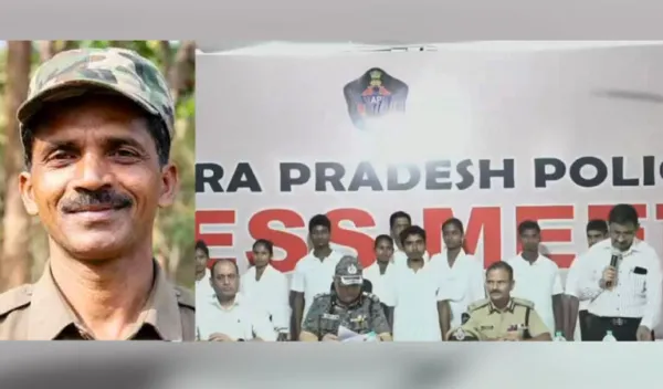 Nine Maoists including AOB leader Narayana Rao surrender in Andhra Pradesh