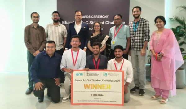 BVRIT students wins 1 lakh cash prize in arm bharat AI challenge