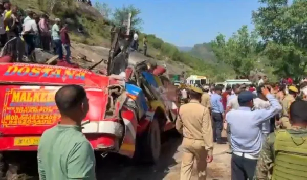 14 killed, 33 injured as bus overturns in Jammu and Kashmir's Udhampur