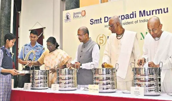 Akshaya Patra marks 5 billion meals, 25 years of service