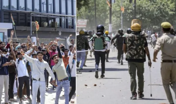 नोएडात वेतनवाढ आंदोलन प्रकरणी ३०० जण अटकेत