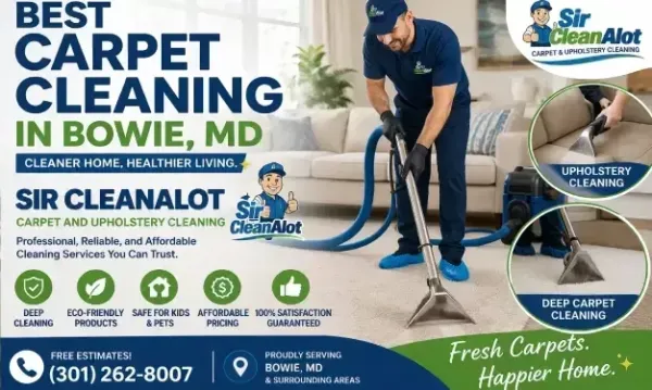 Best Carpet Cleaning in Bowie, MD: Sir CleanAlot Carpet and Upholstery Cleaning