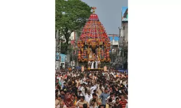 Govindaraja Swamy Rathotsavam in Tirupati Draws Thousands