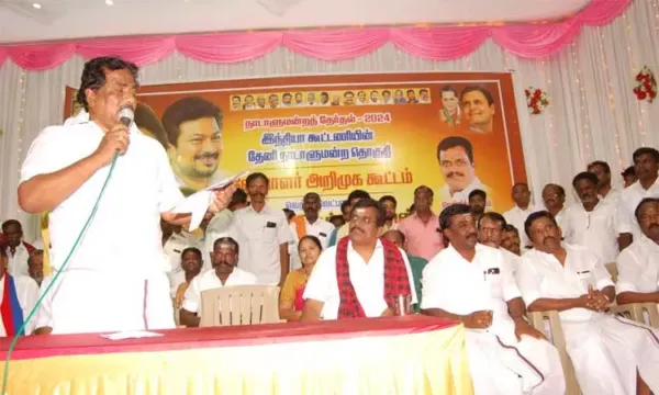 "தங்க தமிழ்செல்வன் ஜெயிக்கலனா ராஜினாமா" : அமைச்சர் மூர்த்தி பேச்சு!
