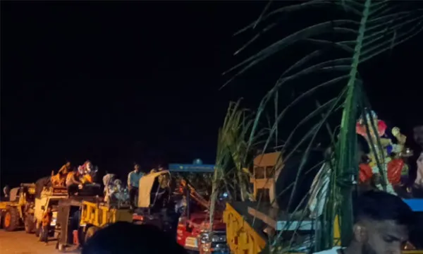 ಬೇಕೆ ಬೇಕು, ಡಿಜೆ ಬೇಕು: ಗಣಪತಿ ಮಂಡಳಿಯಿಂದ ಪ್ರತಿಭಟನೆ