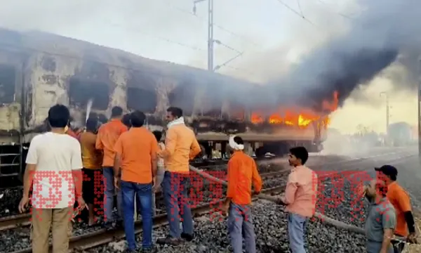 Five railway staffers injured as van headed to Rajdhani Express fire ...