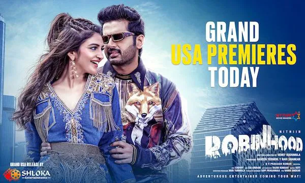 Nithiin's Robinhood USA Premieres Today