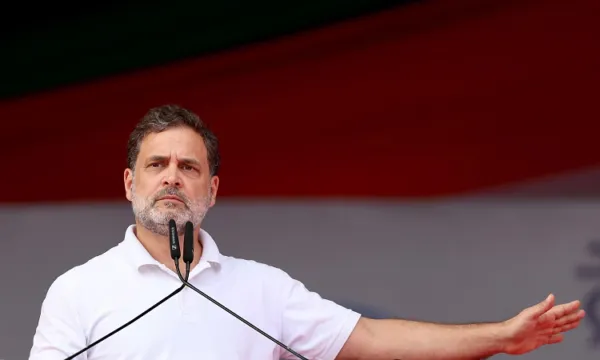 BJP-RSS eyeing 'jal, jangal, zameen' of tribals, says Rahul