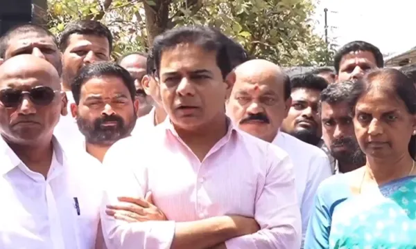 KTR:క్రిశాంక్ అరెస్టు అప్రజాస్వామికం