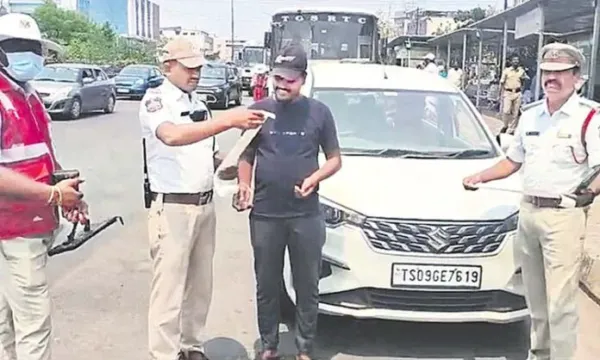 ఒకే కారుపై 95 ట్రాఫిక్ చలాన్లు!