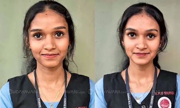Twin sisters shine in puc exam at Shirva Hindu PU College