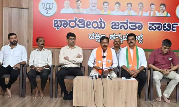 BJP District President Satish Kumpala Slams Congress Government Over Leadership Tussle and Administrative Failure