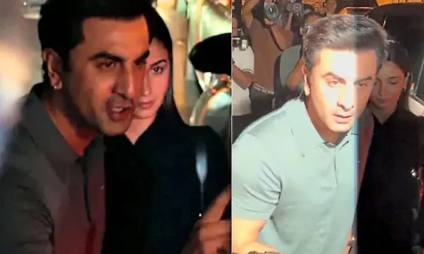 Viral video: Paparazzi crowd for photos; actor Ranbir Kapoor loses his cool