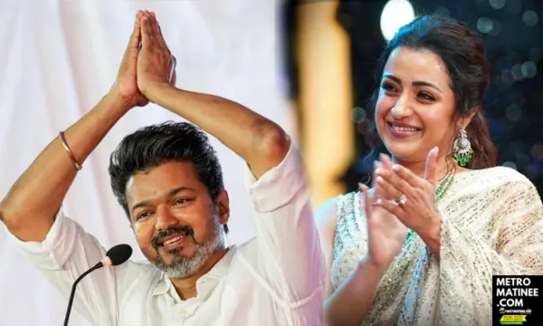 തമിഴകത്ത് വിജയക്കൊടി പാറിച്ച്‌ വിജയ്; വിജയാഘോഷത്തില്‍ പങ്കുചേരാൻ വീട്ടിലേയ്ക്ക് പാഞ്ഞെത്തി തൃഷ; വൈറലായി വീഡിയോ!!!