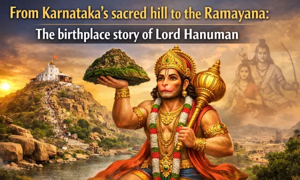 From Karnataka's sacred hill to the Ramayana: The birthplace story of Lord Hanuman