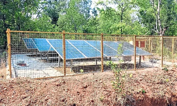 Kundapura: Solar pump for tap water supply!