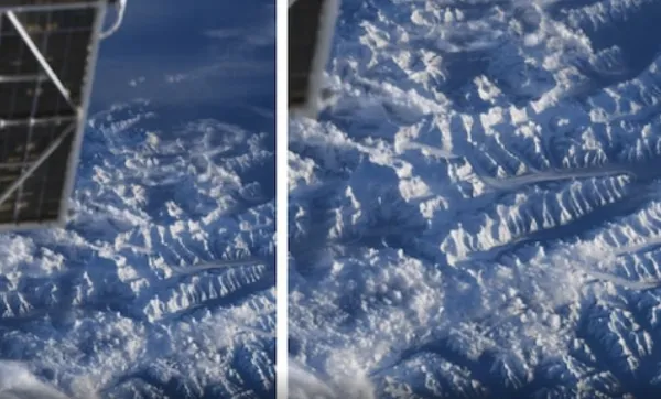 ಬಾಹ್ಯಾಕಾಶ ನಿಲ್ದಾಣದಿಂದ ಸೆರೆಯಾಯ್ತು ಹಿಮಾಲಯದ ಅತ್ಯದ್ಭುತ ಫೋಟೋ