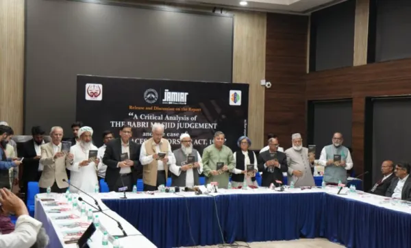 بابری مسجد فیصلہ پر تحقیقی رپورٹ جاری، مندر توڑے جانے کا کوئی ثبوت نہیں: جمعیۃ علماء ہند
