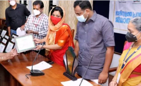 വയനാട് ജില്ലയിലെ 353 സര്ക്കാര്ഓഫീസുകള്ക്ക് ഹരിത പദവി