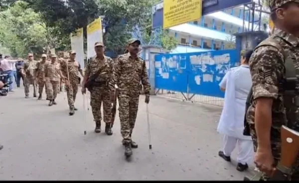 ত্রিস্তরীয় নিরাপত্তা চাদরে হাওড়ার স্ট্রংরুম, শাখাওয়াত মেমোরিয়ালে কড়া নিরাপত্তা