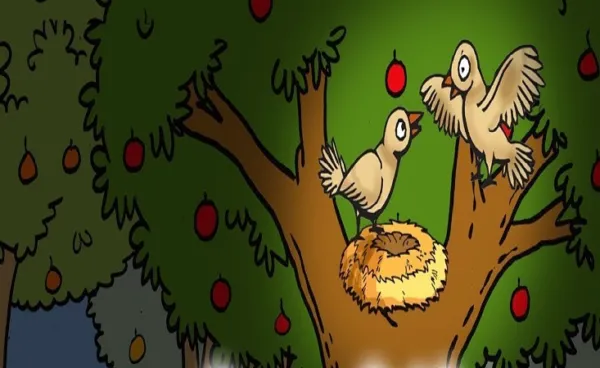 Kids story sparrow- હોશિયાર ચકલી