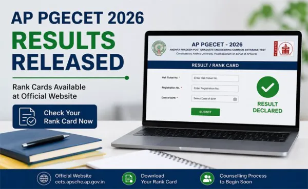 AP PGECET 2026 Results Released: Download Rank Cards | Dailyhunt