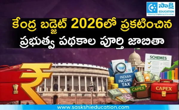 కేంద్ర బడ్జెట్ 2026లో ప్రకటించిన ప్రభుత్వ పథకాల పూర్తి జాబితా..