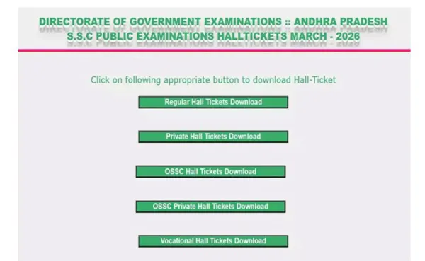 AP 10th Class Hall Ticket 2026 Released: Check Exam Time Table