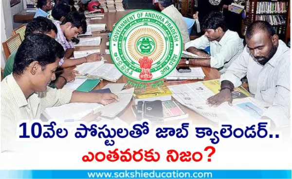10వేల పోస్టులతో జాబ్ క్యాలెండర్..ఎంతవరకు నిజం?