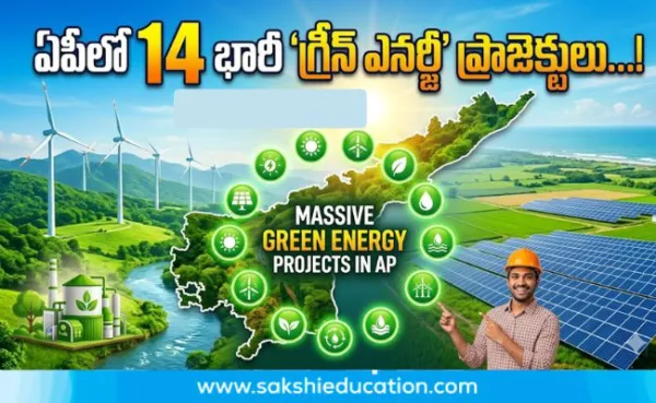 ఏపీలో 14 భారీ 'గ్రీన్ ఎనర్జీ' ప్రాజెక్టులు...!