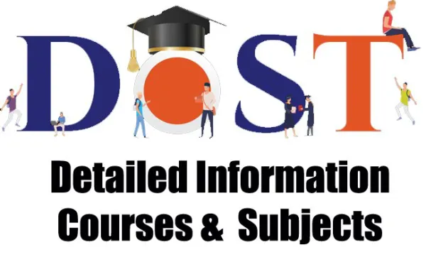 DOST 2026 Courses and Subjects | Here's In detailed