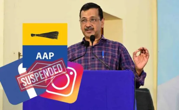 Facebook and Instagram accounts of AAP Gujarat suspended for using copyrighted movie clips for poll campaign without permission, party blames BJP