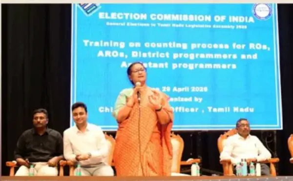 62 வாக்கு எண்ணிக்கை மையங்களில் செய்ய வேண்டிய ஏற்பாடுகள் குறித்து அர்ச்சனா பட்நாயக் ஆலோசனை