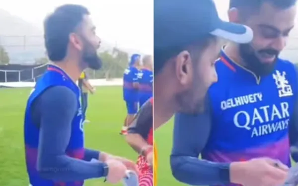 Virat Kohli speaks fluent Punjabi with youngsters in Dharamsala ahead of PBKS clash, video goes viral