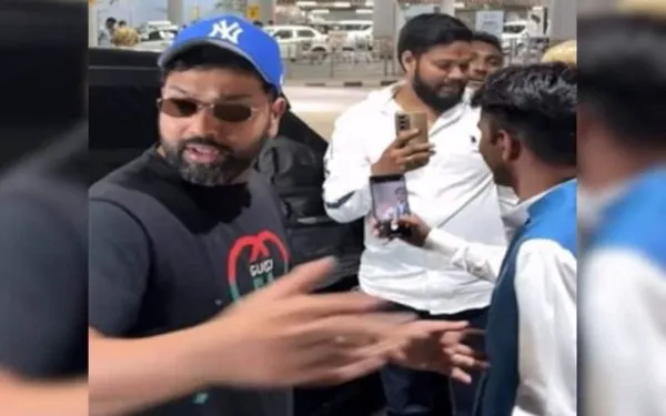 [WATCH] Rohit Sharma Protects Daughter Samaira From Paparazzi