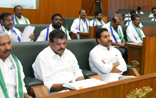 YSRCP MLAs Collected Free iPads From Assembly