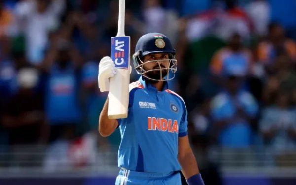 WATCH: Shreyas Iyer's 'hitman' bat goes viral during IND vs NZ Champions Trophy 2025 clash