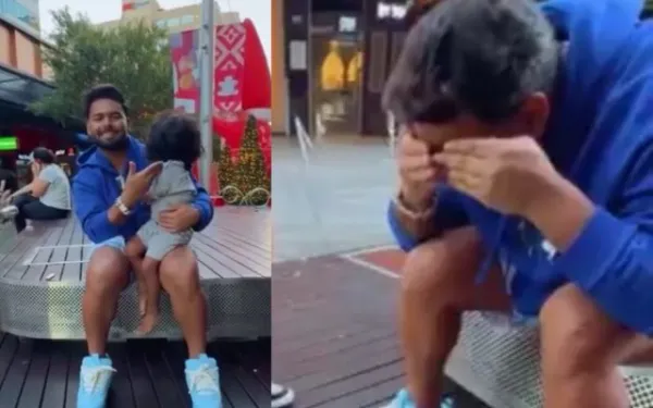[WATCH]- Rishabh Pant Shares Heartwarming Moment With A Little Girl In Adelaide