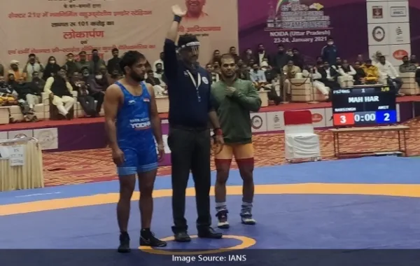 Wrestler Narsingh Yadav exits nationals in blaze of drama