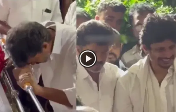 நெஞ்சை உலுக்கிய காட்சி! ஓடிவந்து ஜீவாவை கட்டிப்பிடித்து கதறி அழுத விஜய். தயாரிப்பாளர் ஆர்.பி.சௌத்ரி அஞ்சலியில் உடைந்த தவெக தலைவர்..!!