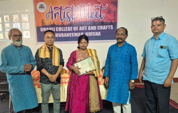 ଧଉଳିରେ "ଅର୍ଟିଷ୍ଟ ମିଟ"ରେ ମଣିପୁର ଚିତ୍ରଶିଳ୍ପୀ