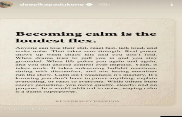 Deepika Padukone Breaks Silence on The White Lotus Exit